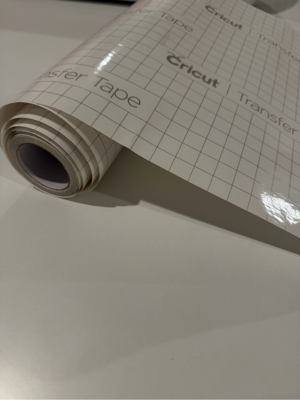 Large Roll Cricut Transfer Tape Grid Roll EUC - Picture 3 of 4